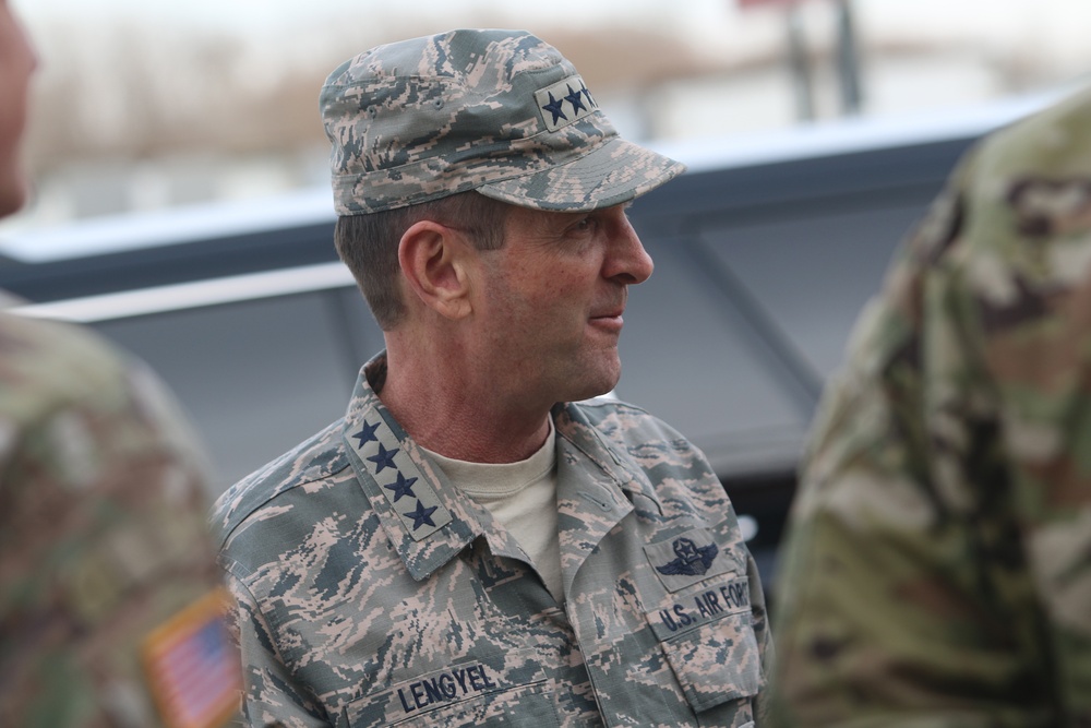 Chief of the National Guard visits Guardsmen supporting inauguration