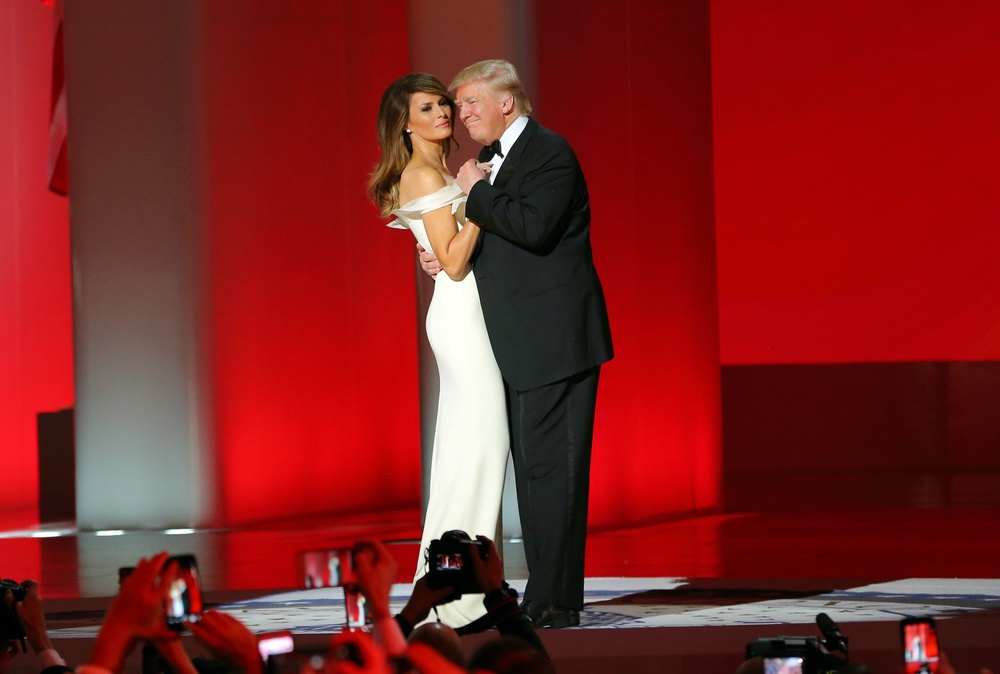 Trump, Pence families attend Liberty Ball