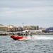 Coast Guard MSST boat crews enforce a waterway security zone around Washington, D.C. for 58th Presidential Inauguration