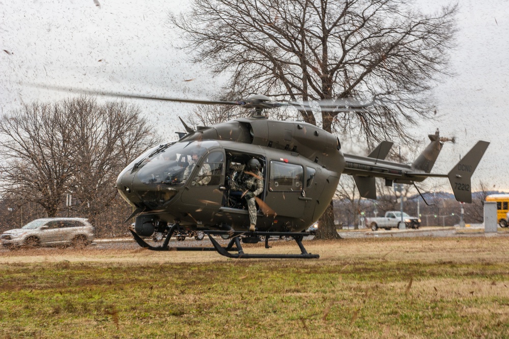 Guardsmen Support the 58th Presidential Inauguration