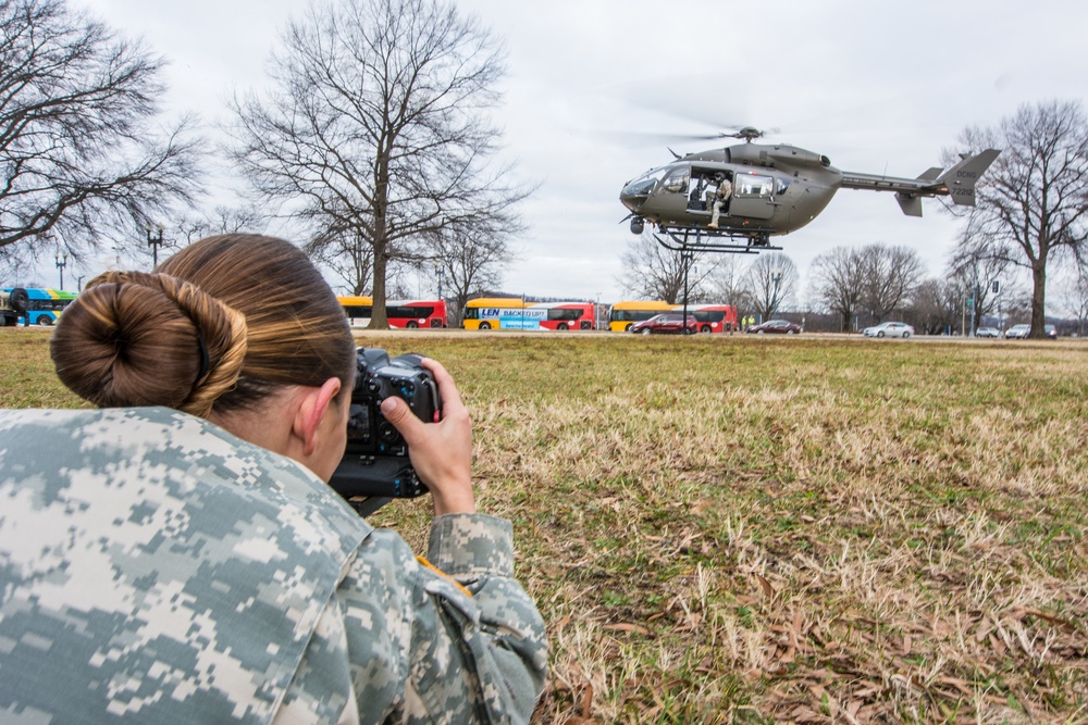 Guardsmen Support the 58th Presidential Inauguration