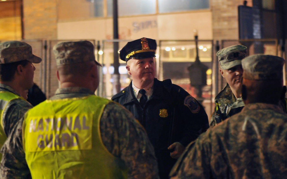 Guardsmen Support the 58th Presidential Inauguration