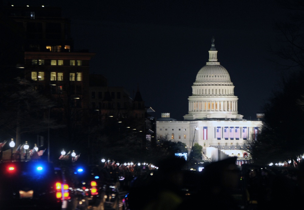 Guardsmen Support the 58th Presidential Inauguration