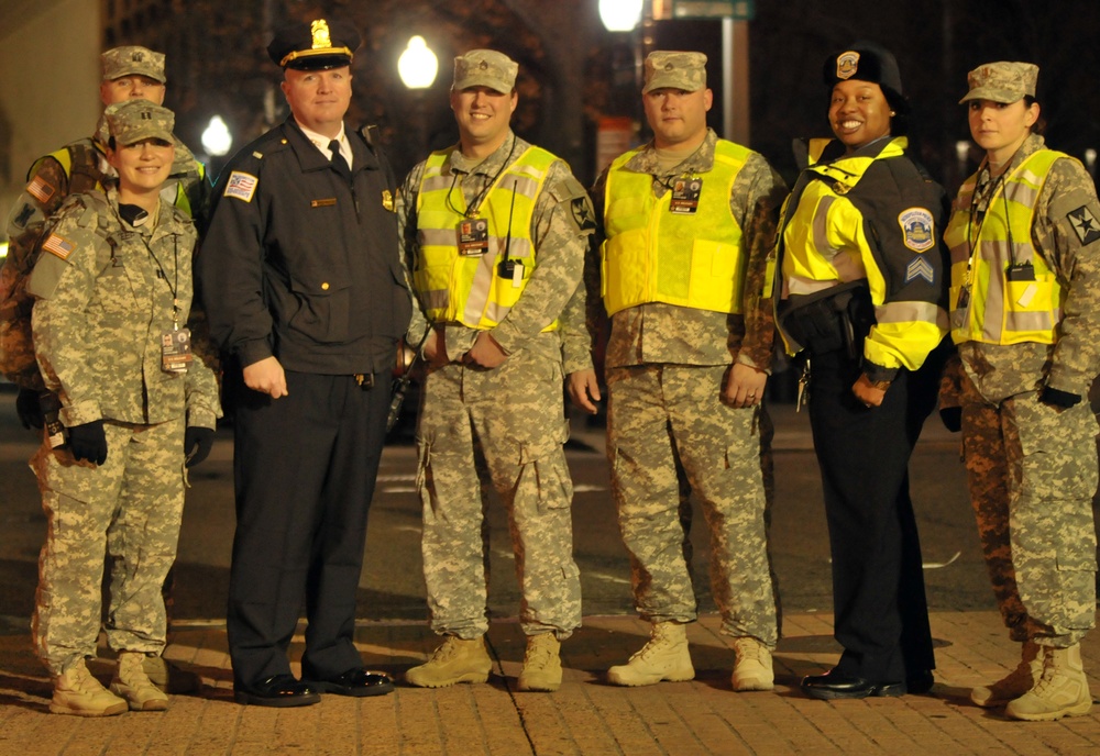 Guardsmen Support the 58th Presidential Inauguration