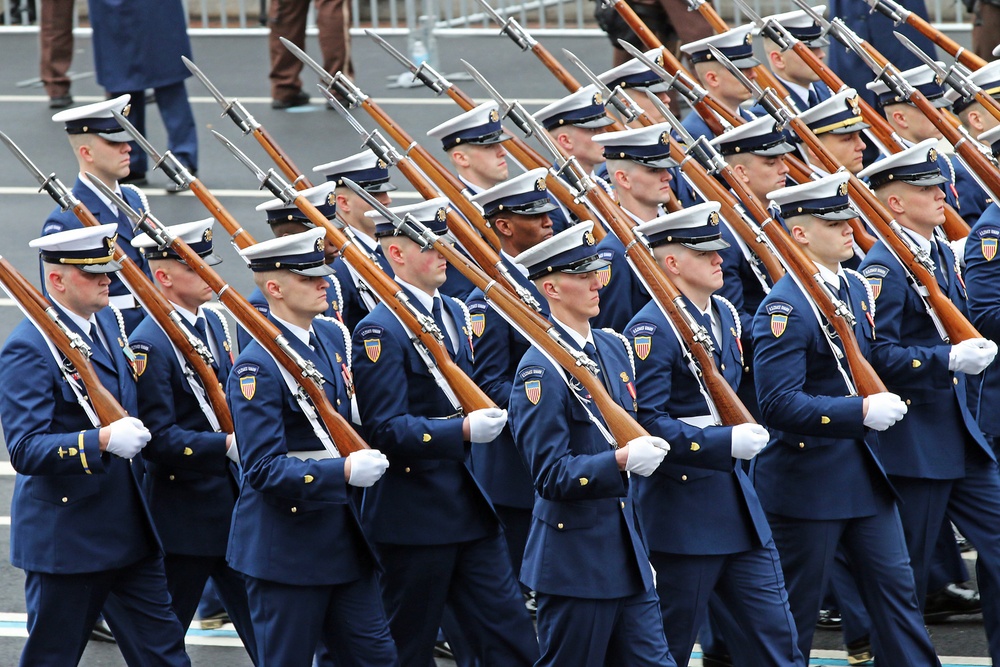 U.S. Air Force Honor Guard Ceremonial Flight