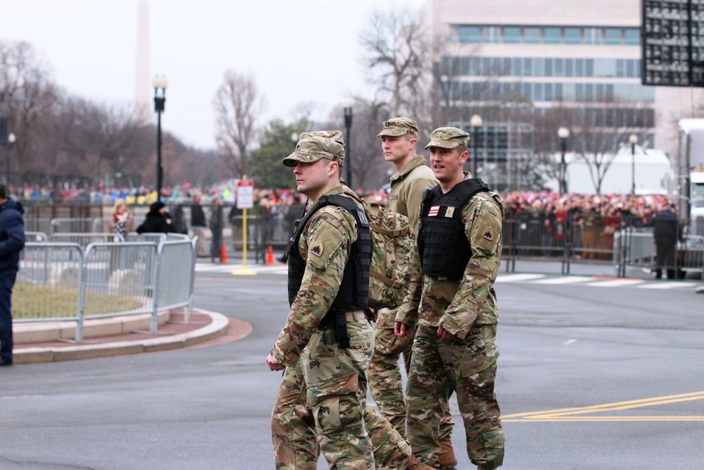District of Columbia National Guard assists 58th Presidental Inauguration