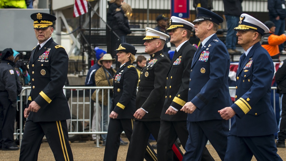 Military leaders support 58th Presidential Inauguration