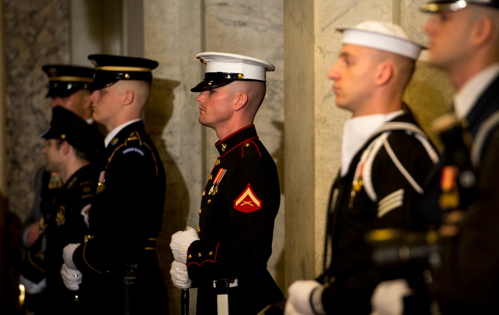 Joint Service Honor Guard participates in 58th Presidential Inauguration