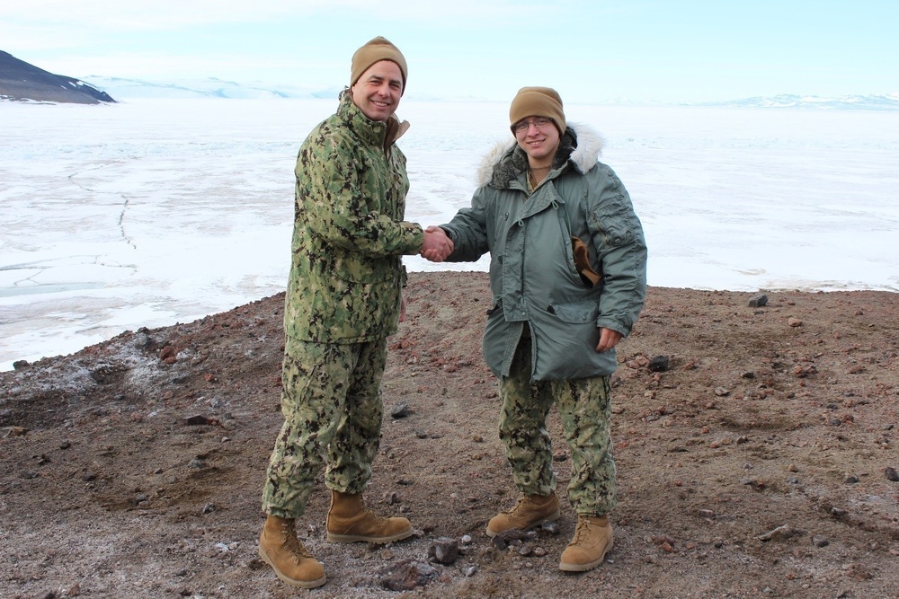 Reenlist on Antarctica