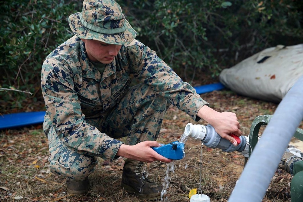 Water support technician finds new opportunities in the Marine Corps