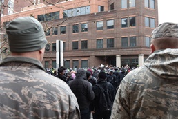 PA Air National Guard mans traffic control point as police detain violent protesters