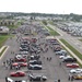 Vehicles on display