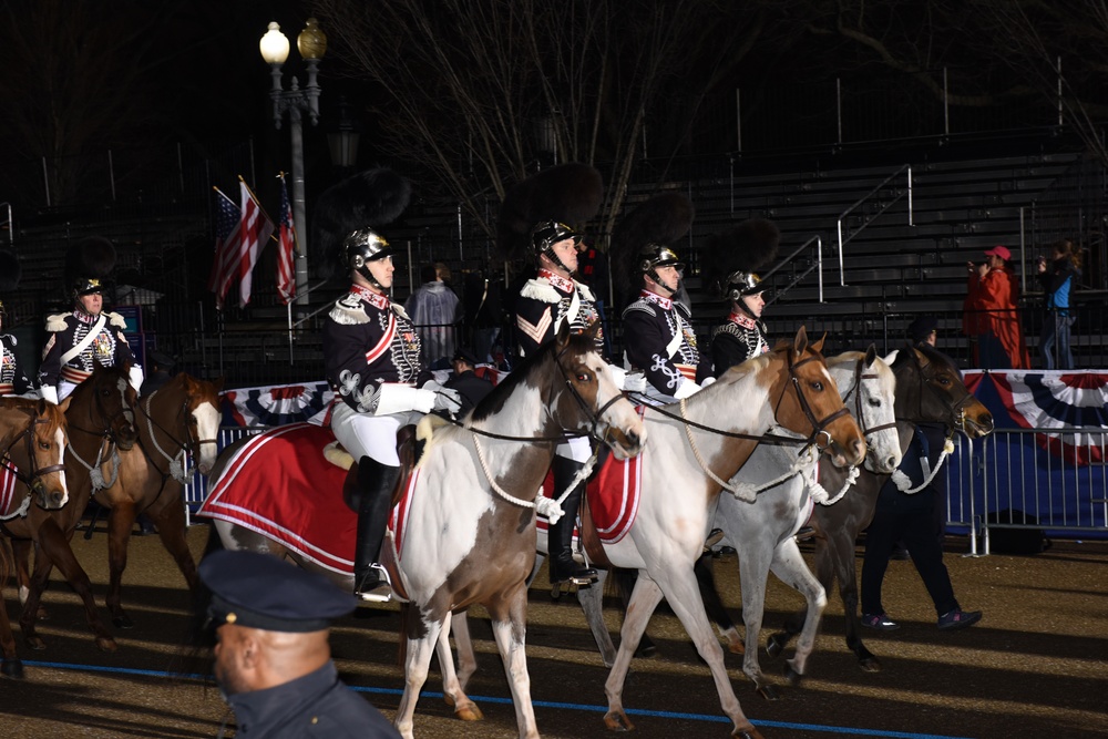 1st City Troop rides in inaugural parade