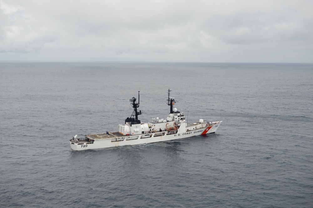 Coast Guard Cutter Sherman transits through Pacific Ocean