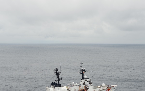 Coast Guard Cutter Sherman transits through Pacific Ocean