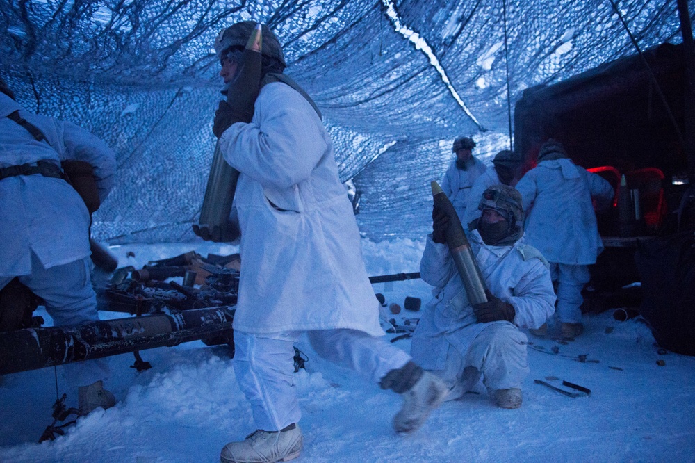 2-377 PFAR paratroopers conduct live fire/cold weather training