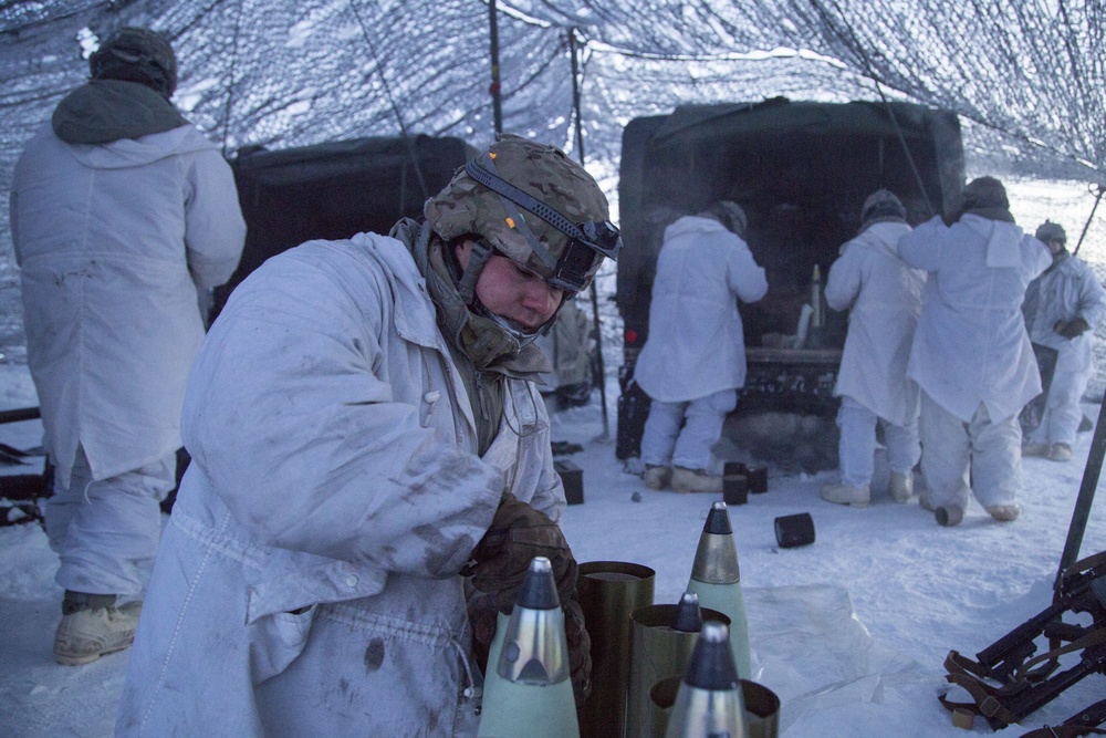 2-377 PFAR paratroopers conduct live fire/cold weather training