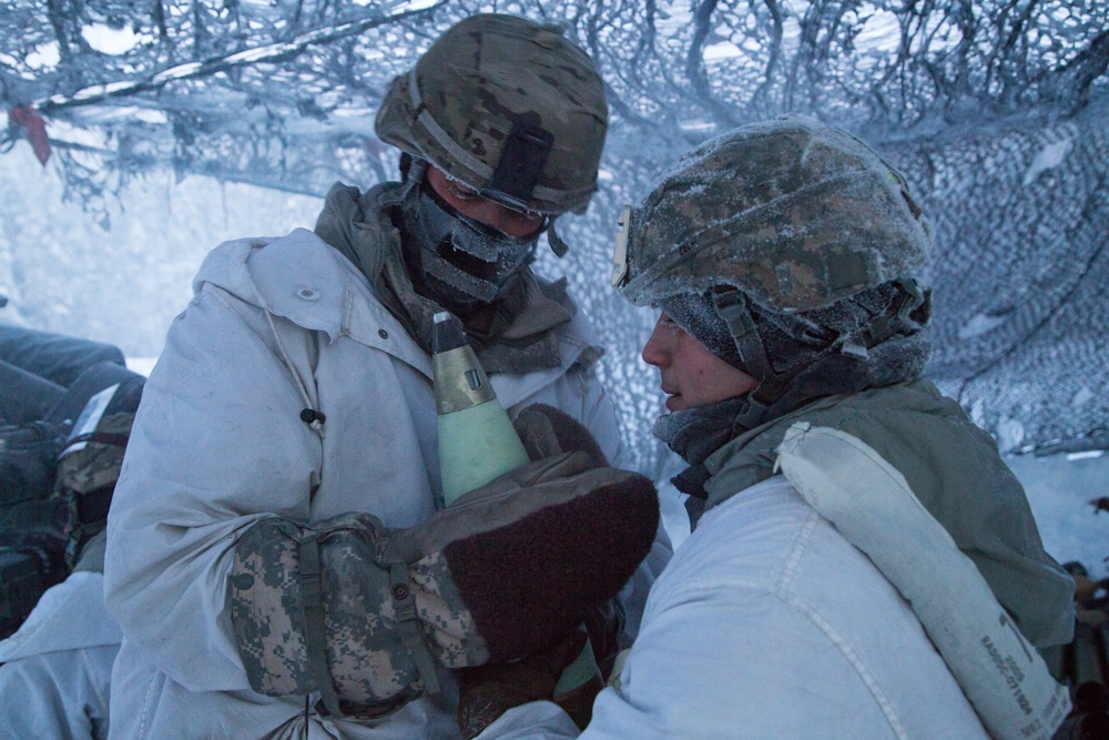 2-377 PFAR paratroopers conduct live fire/cold weather training