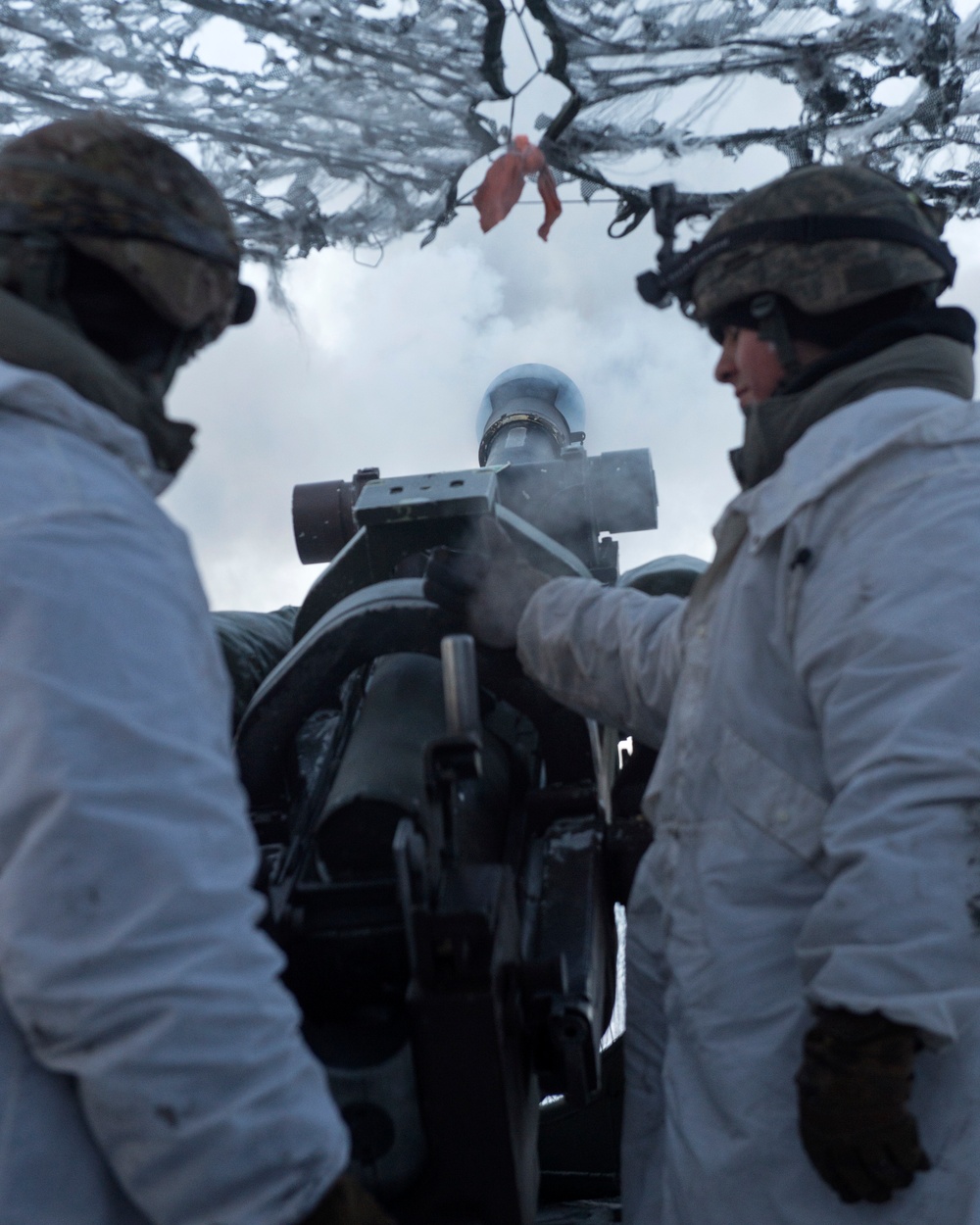 2-377 PFAR paratroopers conduct live fire/cold weather training