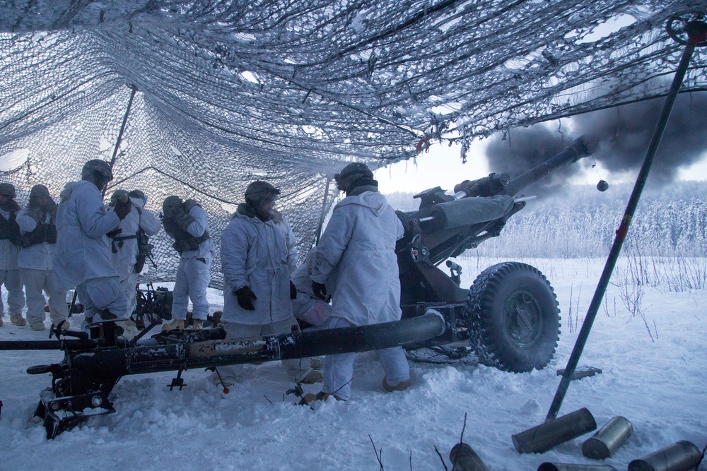 2-377 PFAR paratroopers conduct live fire/cold weather training