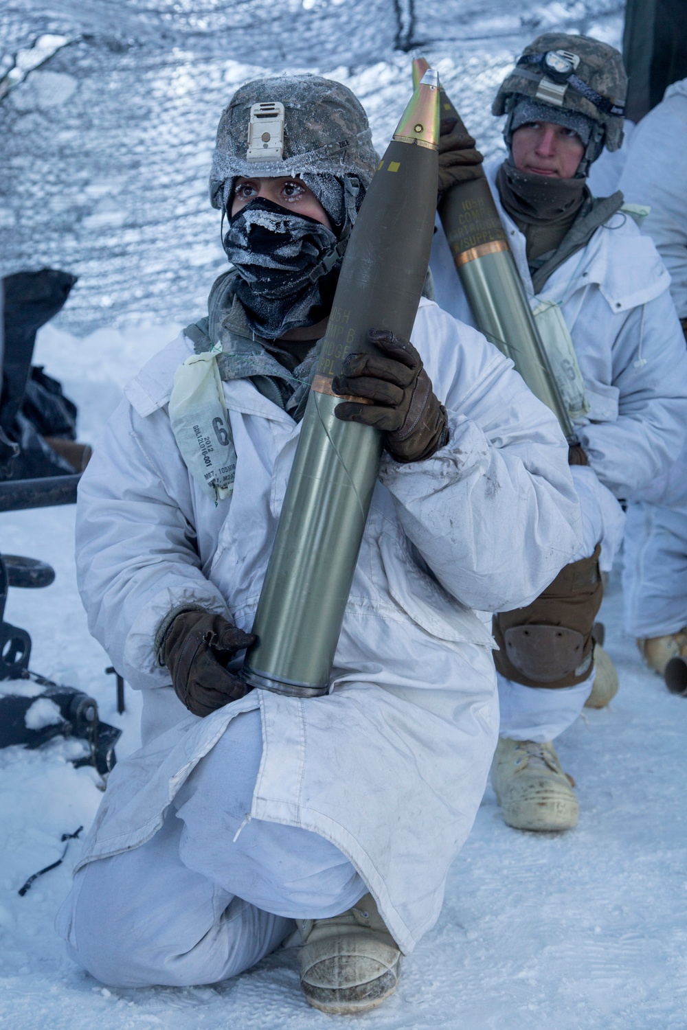 2-377 PFAR paratroopers conduct live fire/cold weather training