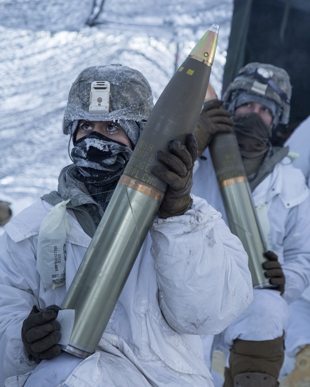 2-377 PFAR paratroopers conduct live fire/cold weather training