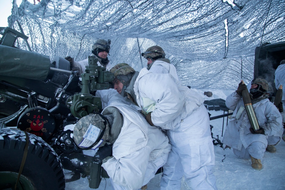 2-377 PFAR paratroopers conduct live fire/cold weather training