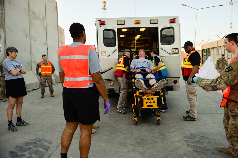 Task Force Medical Role 3 mass casualty exercise