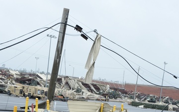 Tornado damage on MCLB Albany
