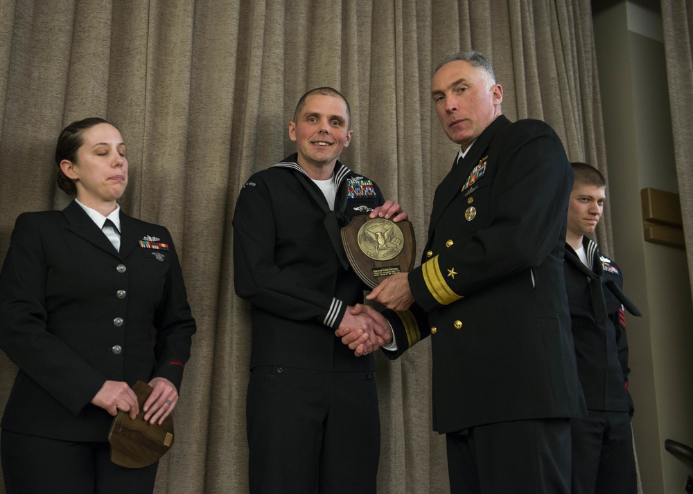 COMSUBGRU-9 Recognizes 2016 Sailors of the Year