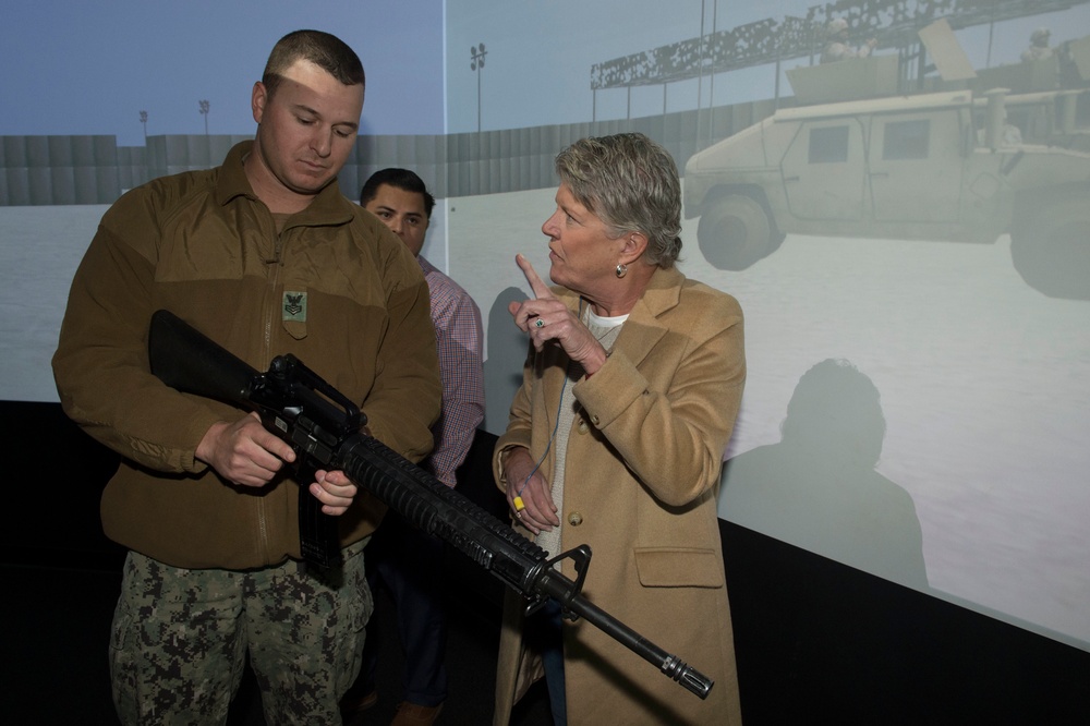 Congresswoman Brownley visits Naval Construction Group 1
