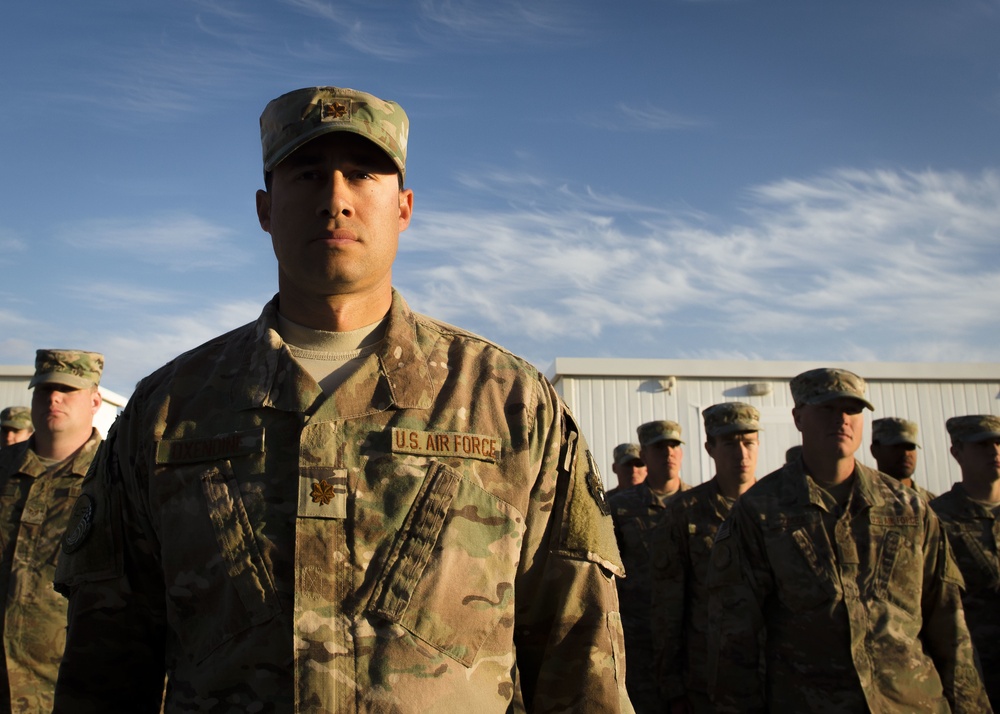 Red Horse Squadron Leads Retreat Ceremony