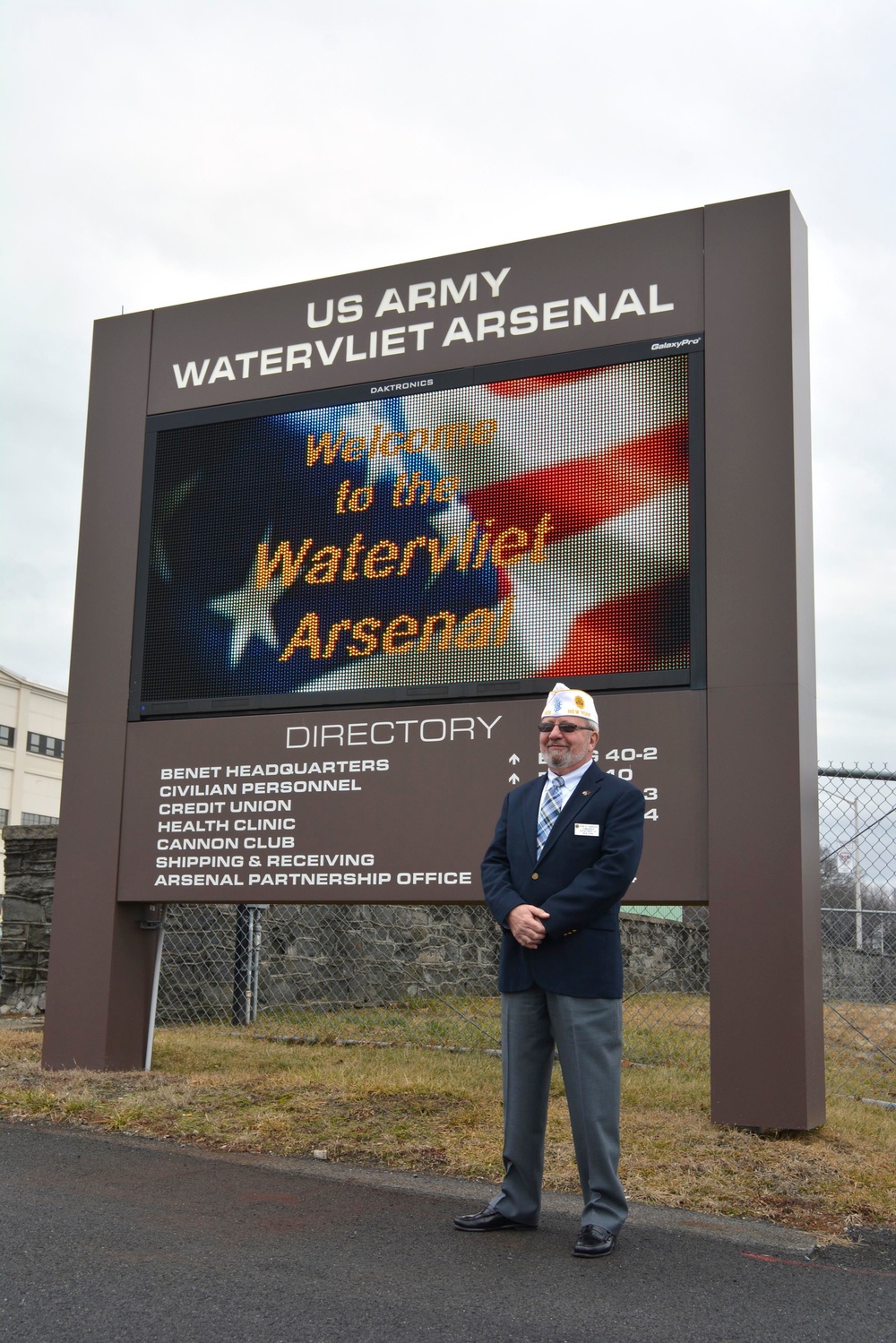 NYS American Legion Commander visit to Watervliet