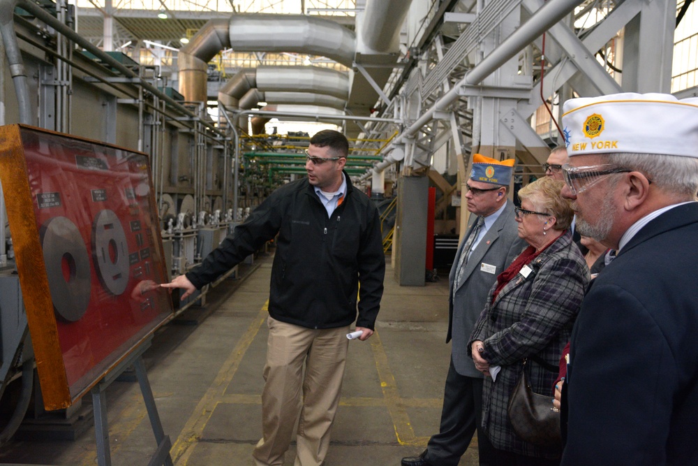 NYS American Legion Commander visit to Watervliet