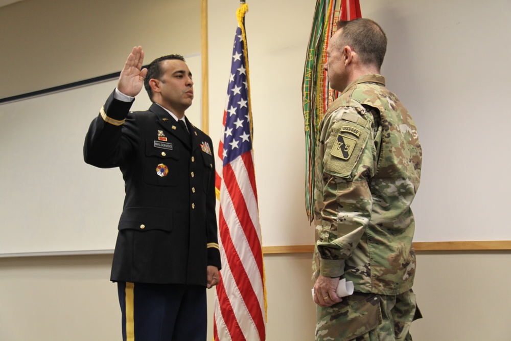 75th Training Command Employee Commissions as Second Lieutenant in US Army Reserve