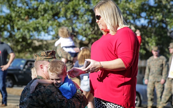 Back Home: Marines, Sailors return from SPMAGTF-CR-AF