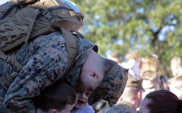 Back Home: Marines, Sailors return from SPMAGTF-CR-AF