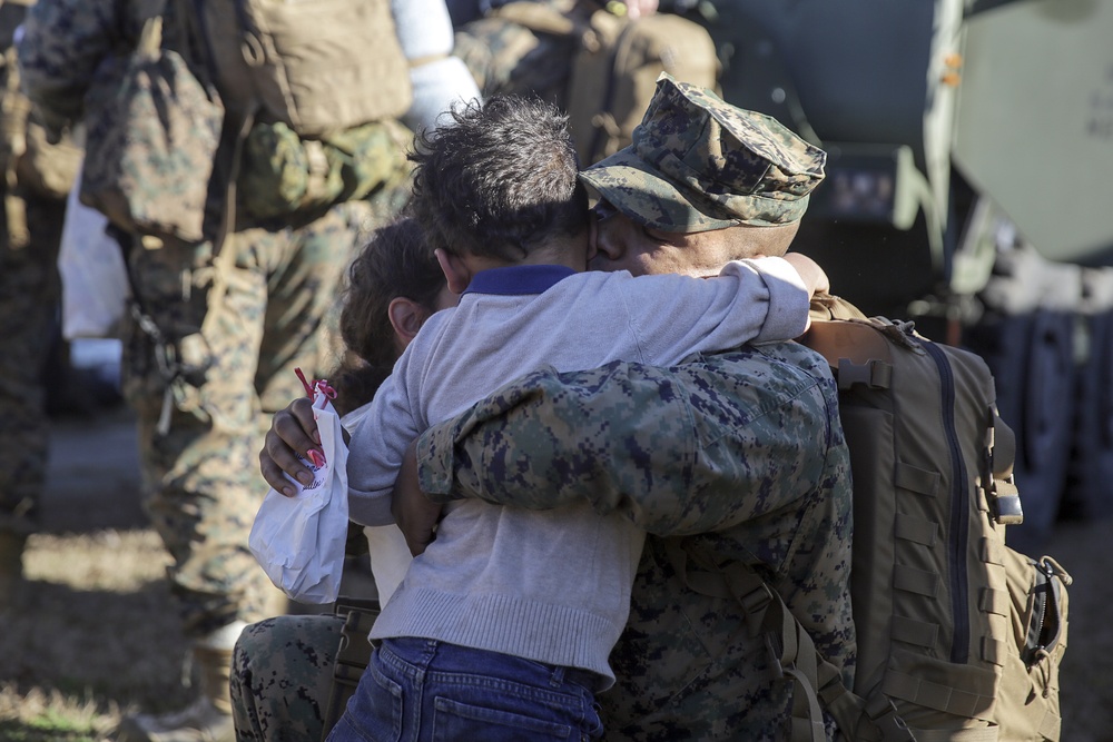Back Home: Marines, Sailors return from SPMAGTF-CR-AF