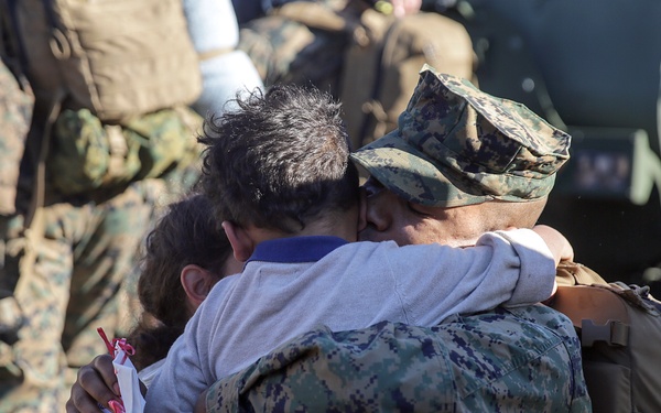 Back Home: Marines, Sailors return from SPMAGTF-CR-AF