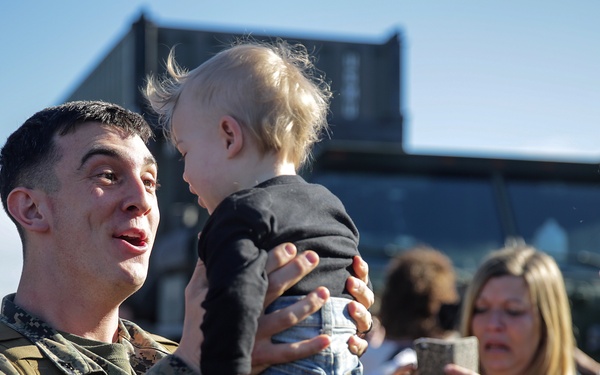 Back Home: Marines, Sailors return from SPMAGTF-CR-AF