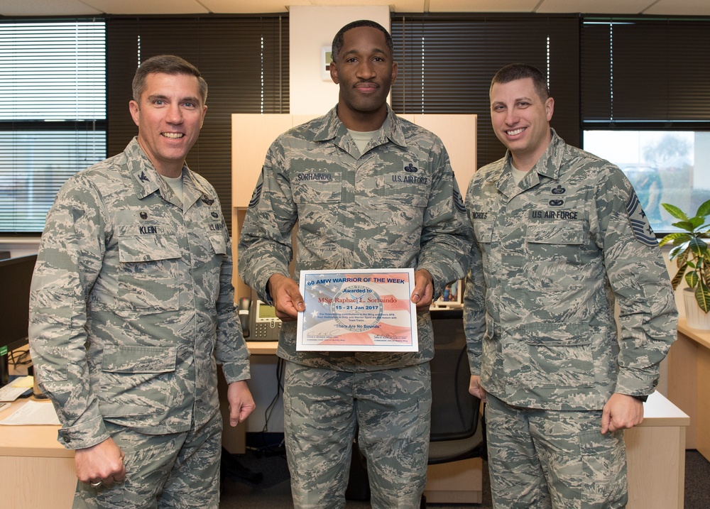 60 AMW Warrior of the Week, MSgt. Raphael Sorhaindo