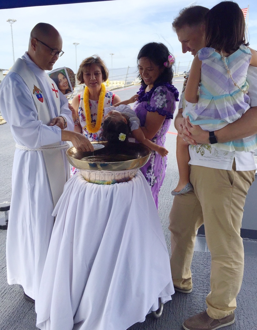 Baptism in Navy tradition