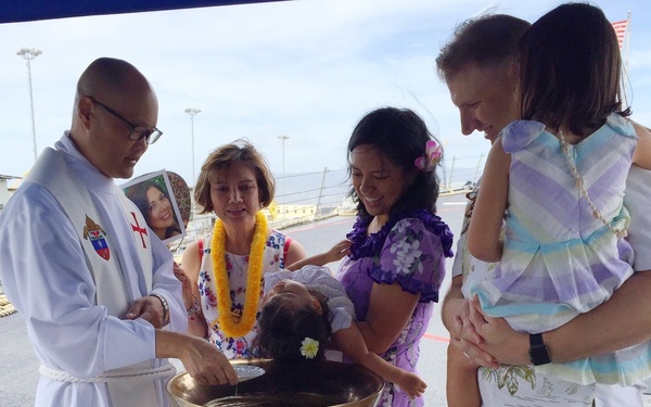 Baptism in Navy tradition
