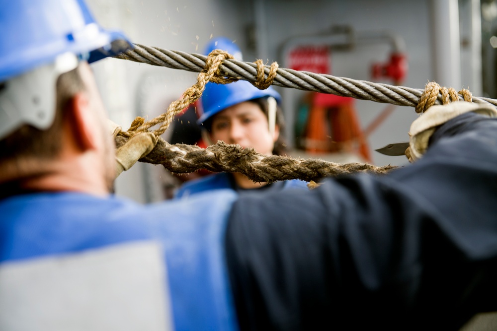 USS Lake Champlain (CG 57) Replenishment-at-Sea