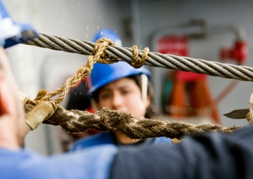 USS Lake Champlain (CG 57) Replenishment-at-Sea