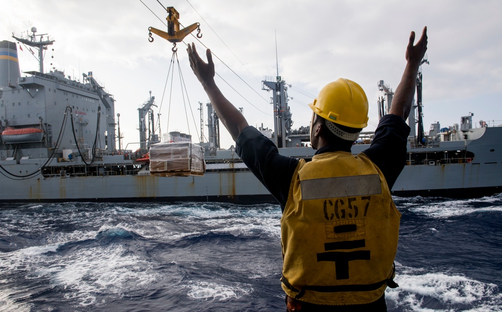 USS Lake Champlain (CG 57) Replenishment-at-Sea