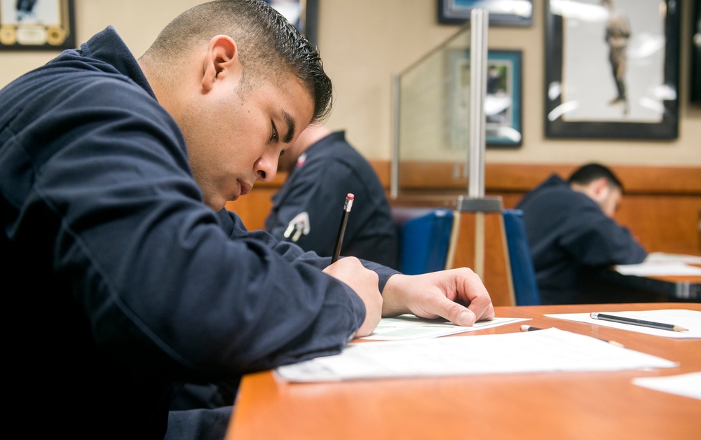 USS Lake Champlain (CG 57) CPO Advancement Exam