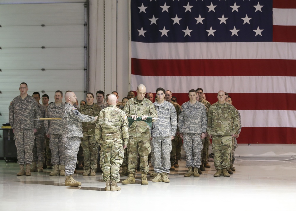 The end of an era: 761st Military Police Battalion cases colors