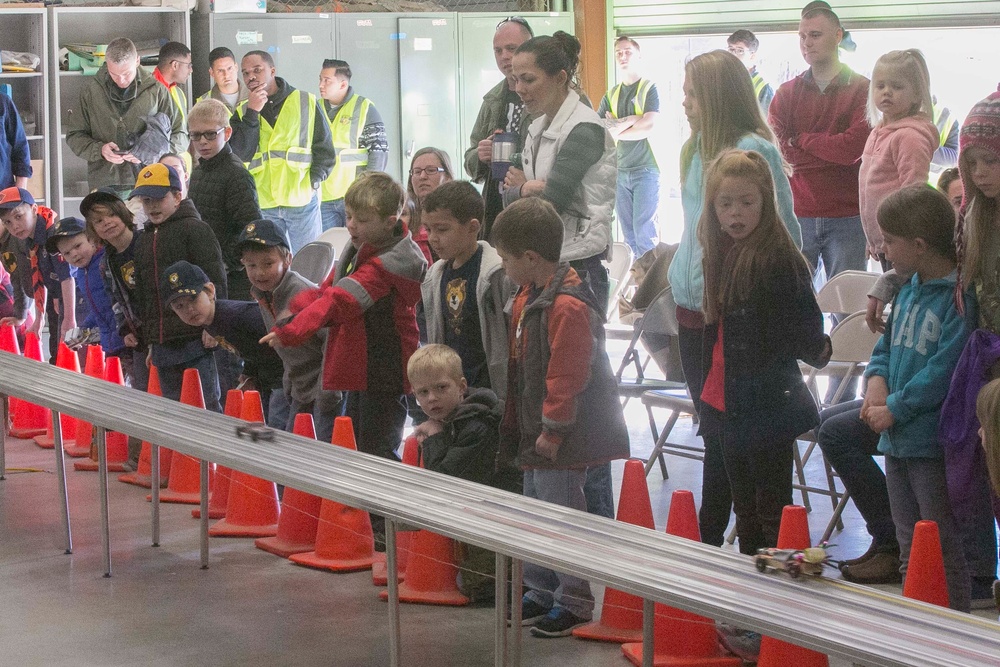 Pinewood Derby returns to Combat Center