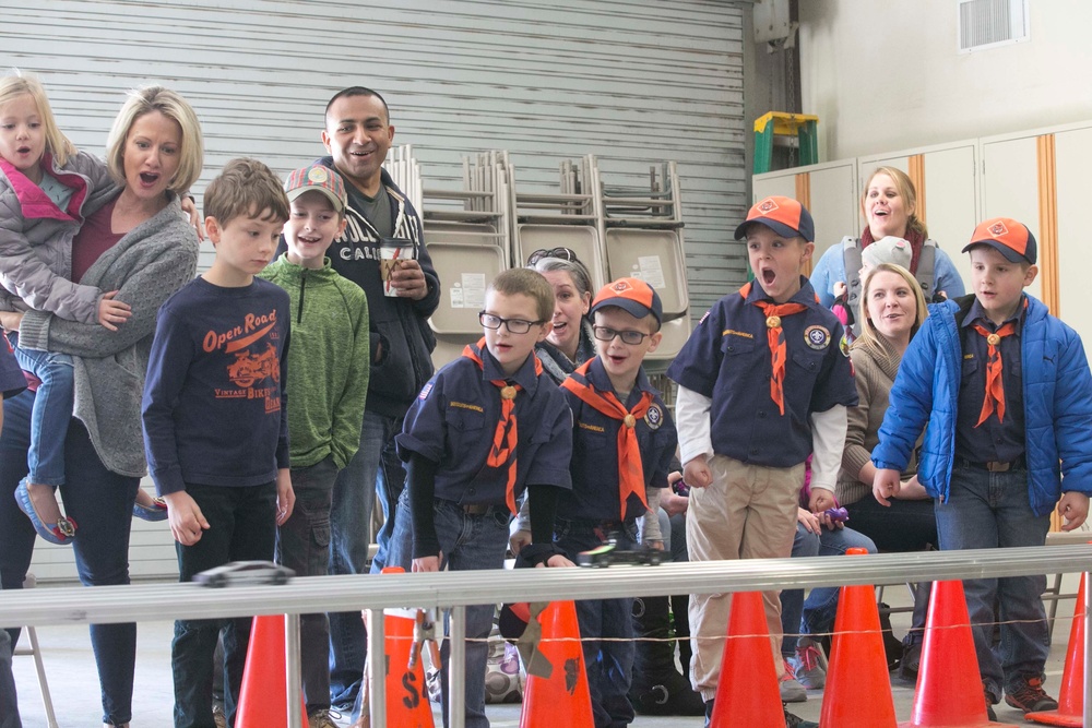 Pinewood Derby returns to Combat Center